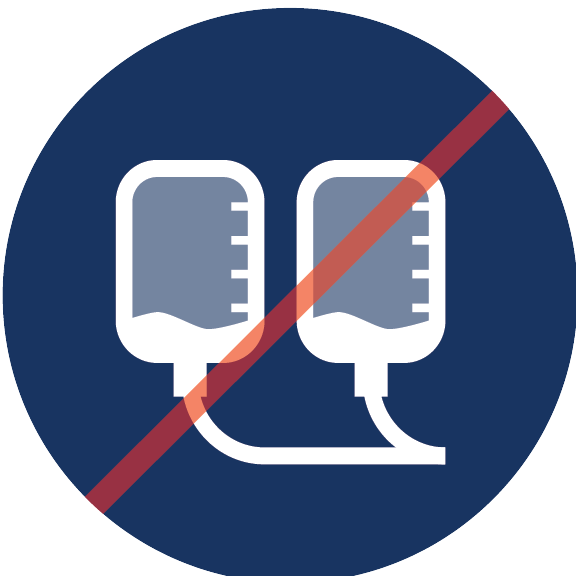 Do not Co-administer Other Drugs Through the Same Infusion Line